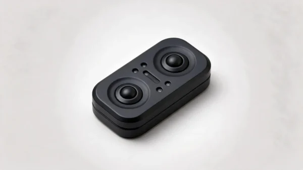 Cat Eye Metal Push Plate Fidget - Slider Toy: close-up detail of the mechanism