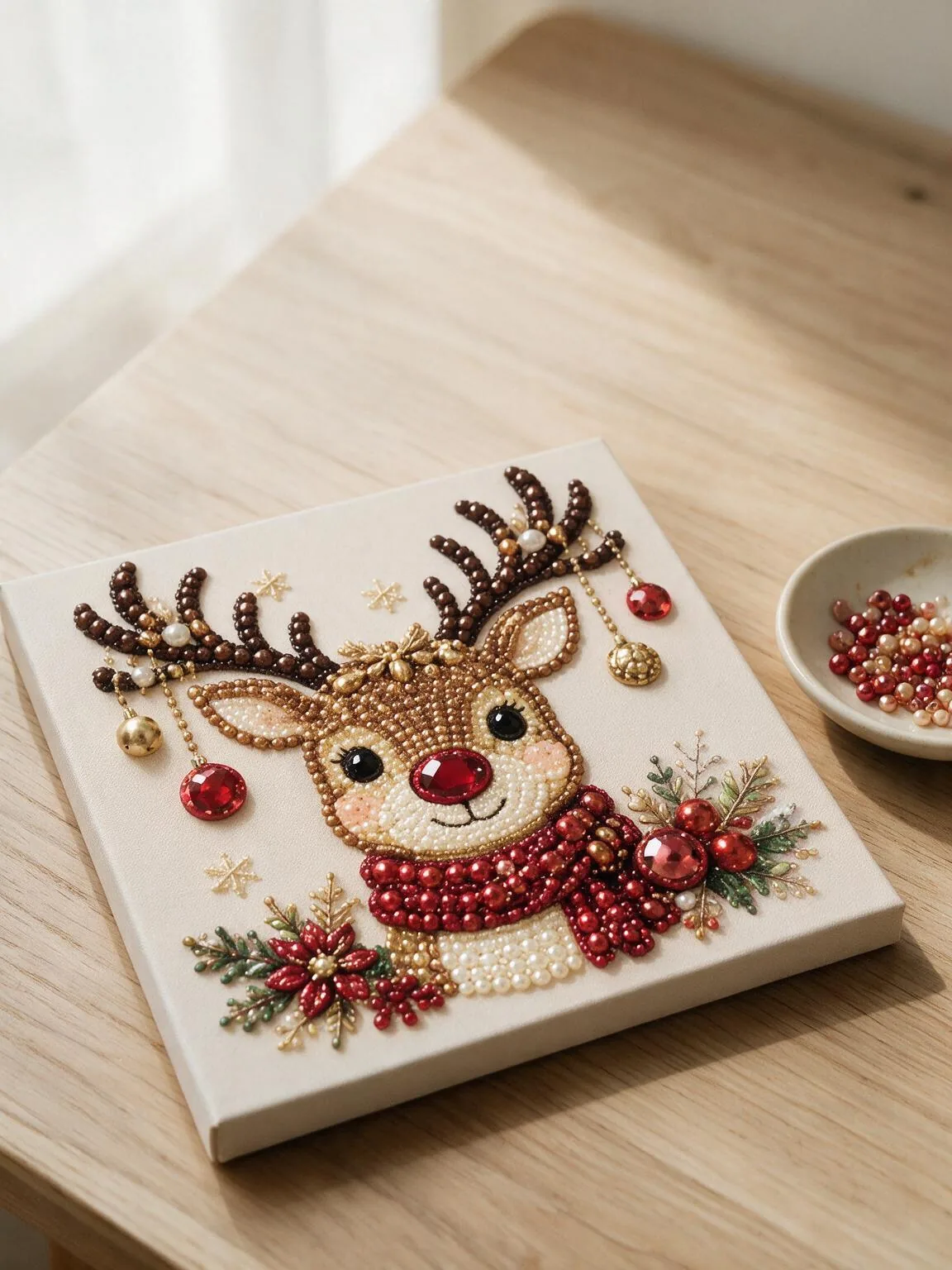 DIY and craft kits with everything included: festive diamond painting, beaded kits and party sets.