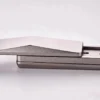 Cyber Magnetic Slider Push Card Fidget - Steel EDC Toy - side elevation view Cyber Magnetic Slider Push Card Fidget - Steel EDC Toy: side elevation view