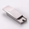 Cyber Magnetic Slider Push Card Fidget - Steel EDC Toy - close-up detail of the mechanism Cyber Magnetic Slider Push Card Fidget - Steel EDC Toy: close-up detail of the mechanism