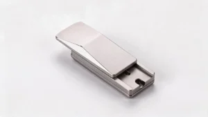 Cyber Magnetic Slider Push Card Fidget - Steel EDC Toy: main product photo