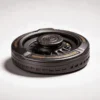 Decision Maker Fidget Spinner - Metal Wheel Fidget: side elevation view