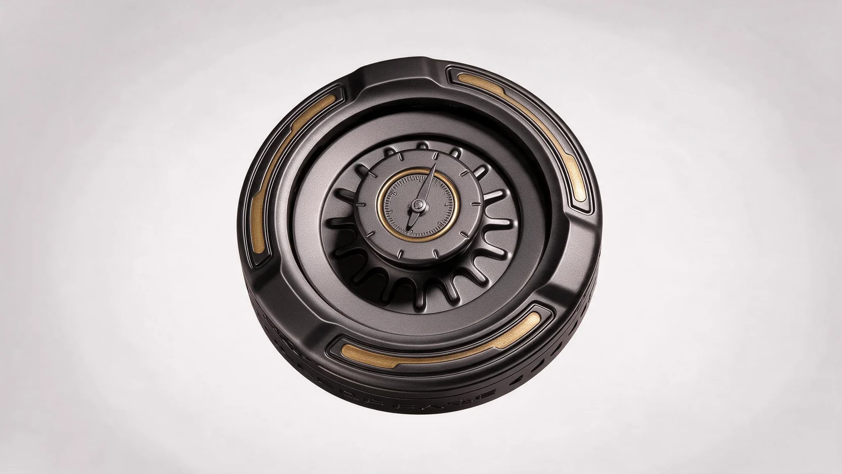 Decision Maker Fidget Spinner - Metal Wheel Fidget: close-up detail of the mechanism