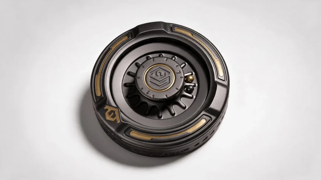 Decision Maker Fidget Spinner - Metal Wheel Fidget: main product photo