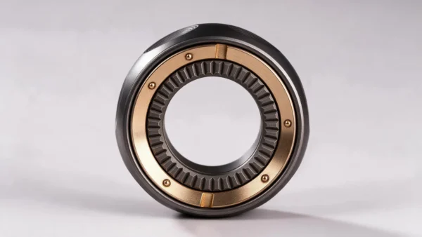 Magnetic Ratchet Ring Fidget - Metal EDC Finger Fidget: side elevation view