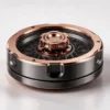 Mechanical Decision Wheel Fidget - Copper Dice Dial: side elevation view