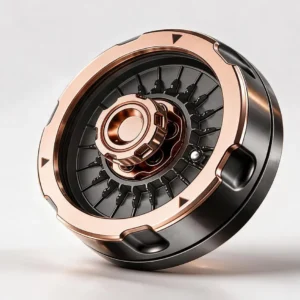 Mechanical Decision Wheel Fidget - Copper Dice Dial: main product photo