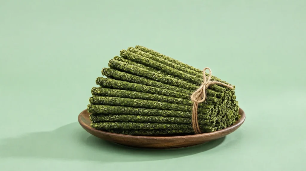 Natural Green Leaf Incense - Handmade Aromatherapy