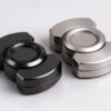 Zinc Alloy 3-in-1 Fidget Spinner Set - Black & Silver: on a desk in use
